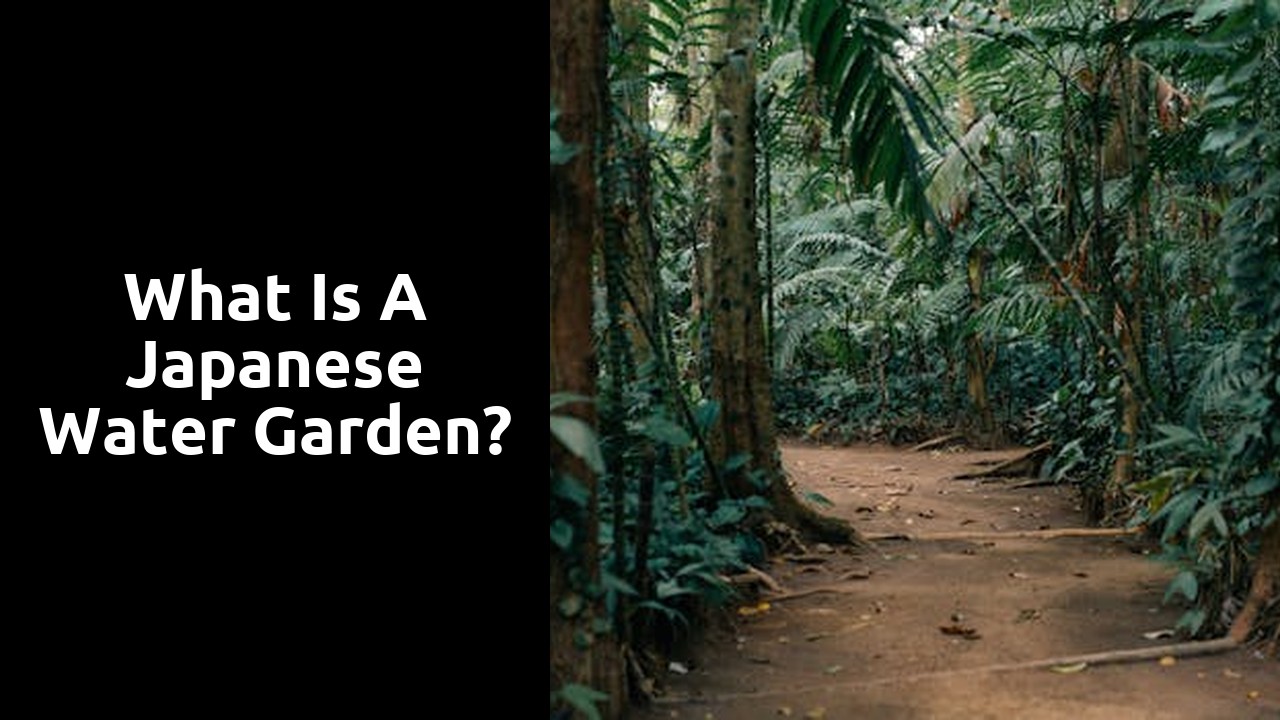 What is a Japanese water garden?
